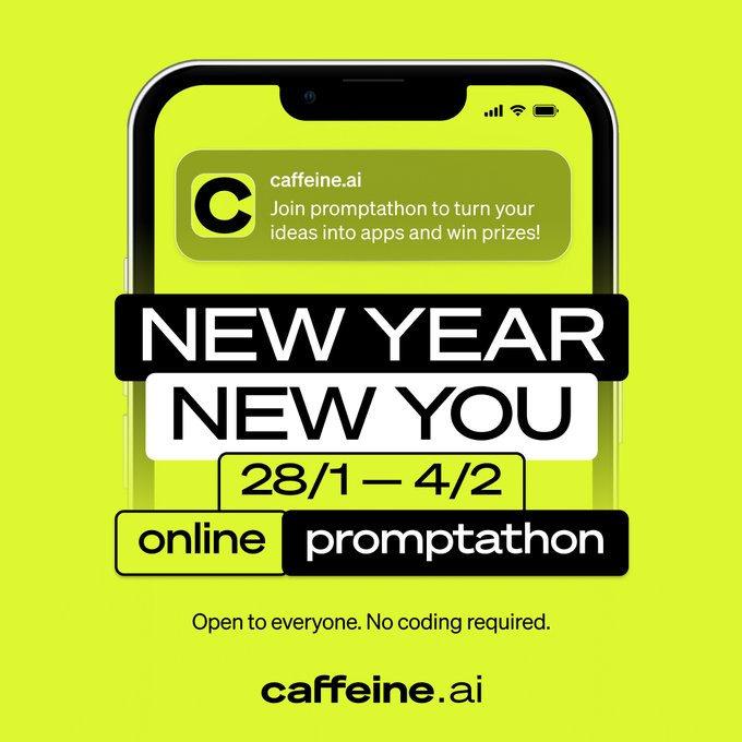 Caffeine AI Promptathon: ‘New Year, New You’ – Build Self-Improvement Apps on ICP!
